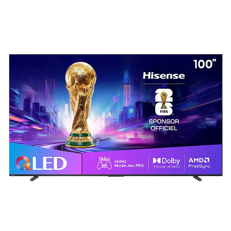 Tv Qled 100'' Hisense 100e7q 144hz Bon état -  reconditionné disponible sur Electro Depot